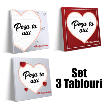 SET 3 TABLOURI PERSONALIZATE